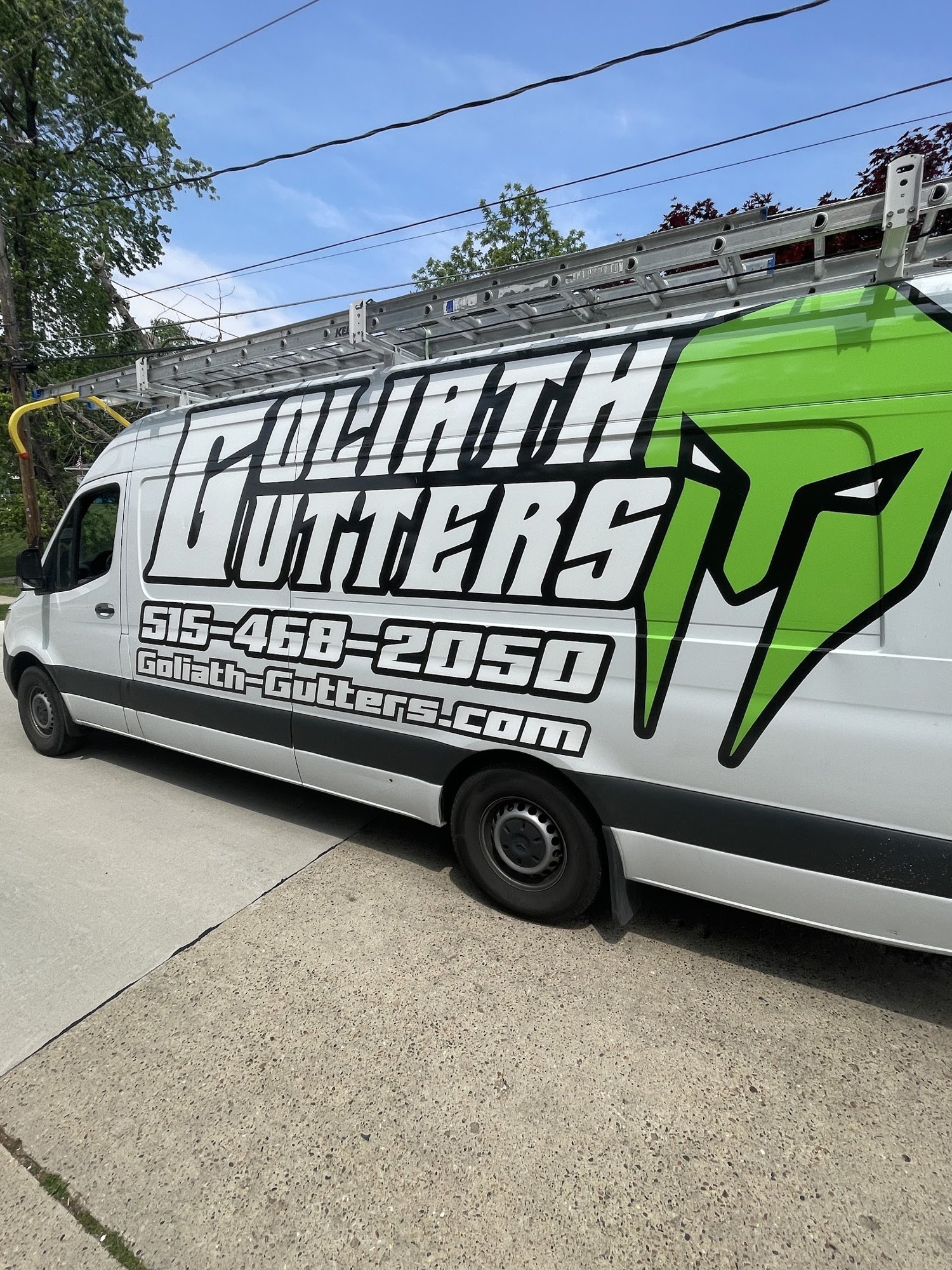Gutter installation work — Goliath Gutters in Capitol East, Des Moines